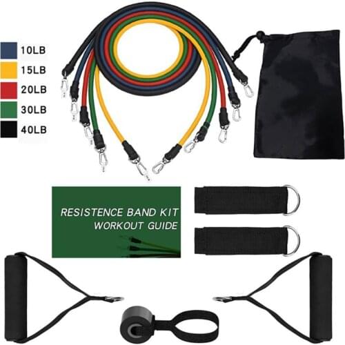 Resistance Bands Pull Rope Sport Set Expander Yoga Exercise Fitness Rubber Tubes Band Stretch Training Home Gyms Workout Elastic