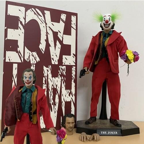 HC Joker Figure Clown Male Jacques Phoenix 1/6 articulated Doll Model Toy Gift 30cm