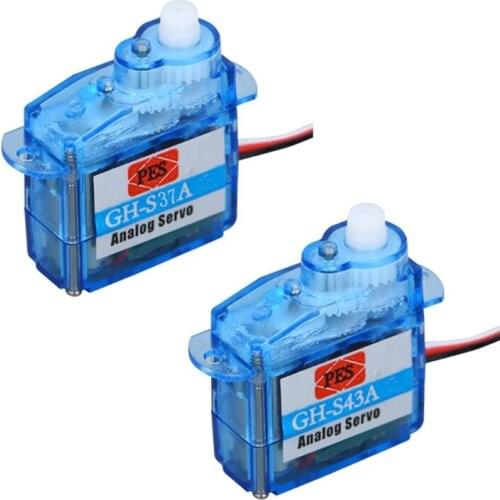GH-S37A GH-S43A Micro Servo Motor Kit Mini for RC Robot Car Boat Arm Helicopter Airplane Controls Project