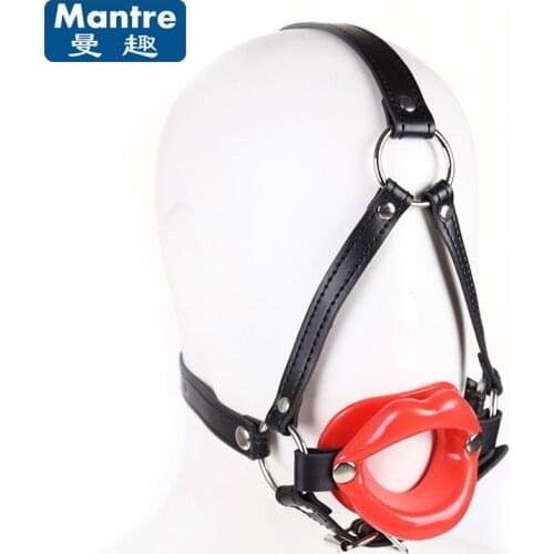 Mantre Sex Toys Head Harness Bondage Open Mouth Gag Fixation Game Restraints Sexy Products