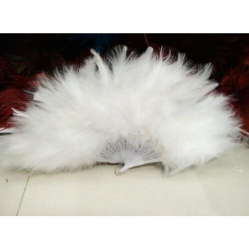 Quality Turkey feather fan, DIY holiday party, stage performance, home decoration as shown in Figure 23 fan bone