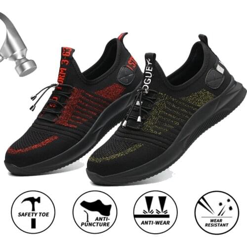 Male Work Safety Boot Steel Toe Safety Shoes Comfort Men Shoes Anti-puncture Indestructible Shoes Work Boots Men Work Sneakers