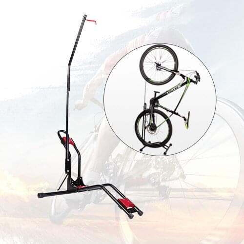 YUEWO Bike Rack Bike Floor Stand Vertical/Horizontal Indoor Mountain/Road Bike