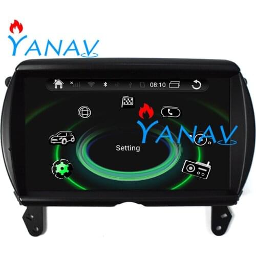 Tesla style Wifi FM TV GPS Navigation for-bmw mini 2014+ multimedia vedio player 8 core Android system HD touch screen carplay