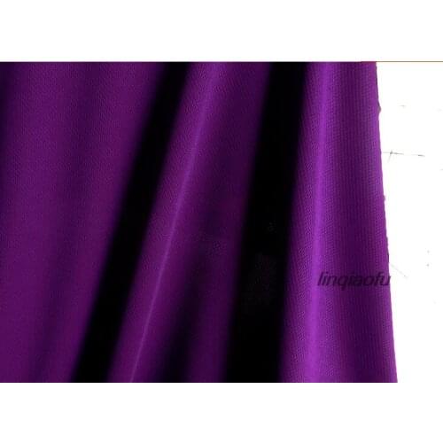 Spring and summer clothing polyester elastic knitted fabric DIY manual school uniforms, elastic mesh fabrics