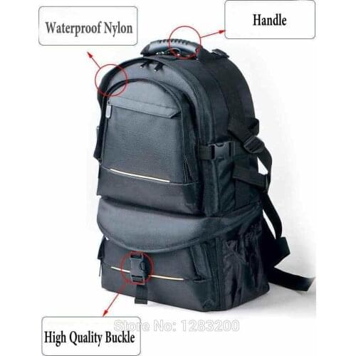 Waterproof BACKPACK DSLR SLR Camera Case Bag For Nikon Canon Sony Fuji Pentax Olympus Leica Outdoor Bag Photograph Bag