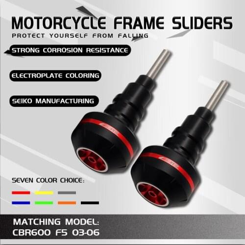 Motorcycle CNC Crash Pad Frame Slider Protection Guard For CBR600RR CBR600 RR CBR 600RR 2003 2004 2005 2006 03 04 05 06