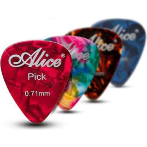 100pcs Celluloid Acoustic Electric Guitar Picks Pick Plectrum MEDIUM 0.71mm + Picks Case 15 Grid Storage Box