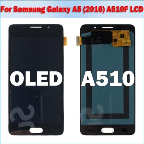 100% Test OLED LCD For Samsung Galaxy A5 2016 A510F A510M A510FD A5100 A510 LCD Display Touch Screen Digitizer Assembly