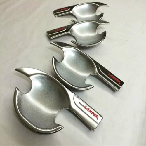 ABS Chrome Plated Car Door Bowl Decorative Cover For 16-19 Mitsubishi Outlander Door Handle Door Bowl Accessories