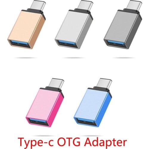USB Type-C to USB Adapter OTG Converter for xiaomi mi 9 8 se lite pro A2 Pocophone F1 MIX 3 2S MAX 3 black shark Redmi note 7