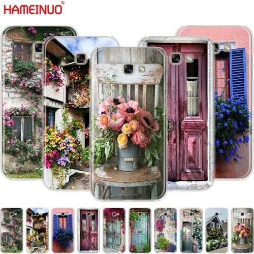 HAMEINUO House With Flowers At Windows cell phone case cover for Samsung Galaxy A3 A310 A5 A510 A7 A8 A9 2016 2017 2018