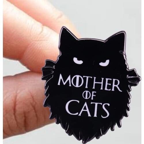 DadeTCDF Black Brooches For Clothes