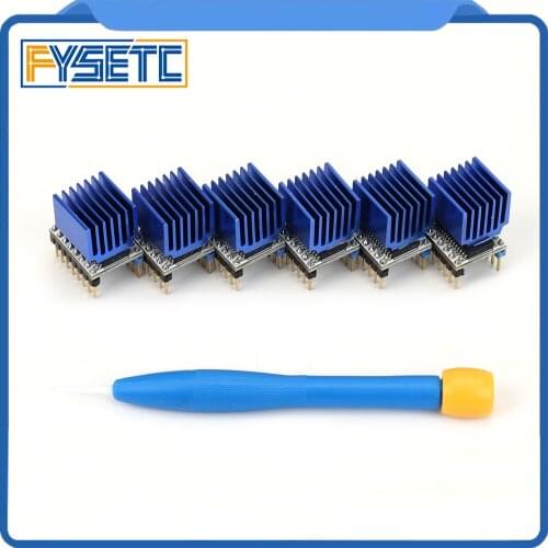 6pcs Stepper Motor Driver S6128 V1.1 3D Printer Stepstick THB6128 Chip Up To 2.2A Peak Drive Current Replace SD8825 A4988 A4983