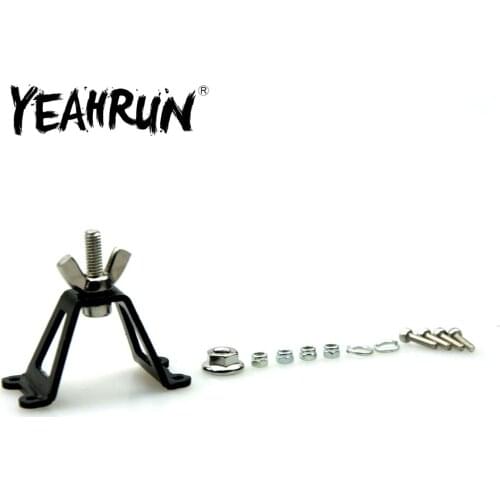 Alloy Backup Spare Tire Rack Bracket Wheel Holder Carrier for Axial SCX10 D90 Tamiya CC01 1/10 RC Crawler Car