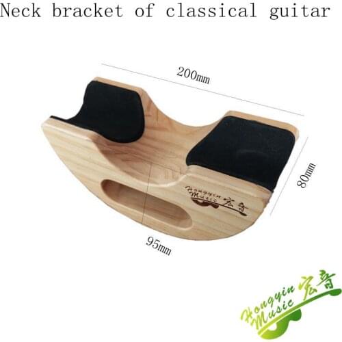 Classical guitar bass neck bracket seam semi-circular bracket neck bracket guitar micro-structure cork line 200*80*95 mm