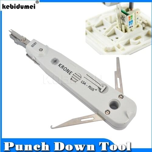 New KRONE Professional Telecom LSA-Plus Tool with Sensor Ethernet Network Patch Panel Faceplate Punch Down Tool RJ11 RJ45 Cat5
