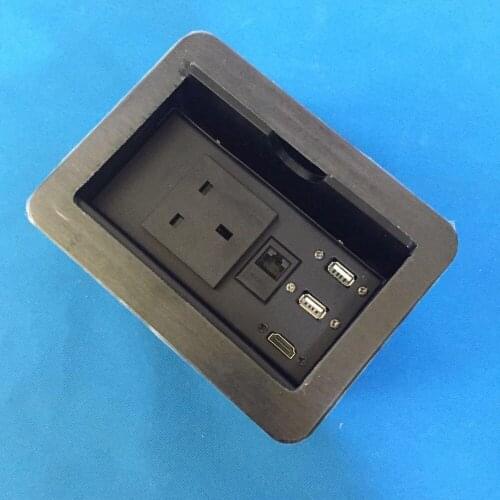 2019 UK Socket Internet USB HDMI Socket Lip Up Type