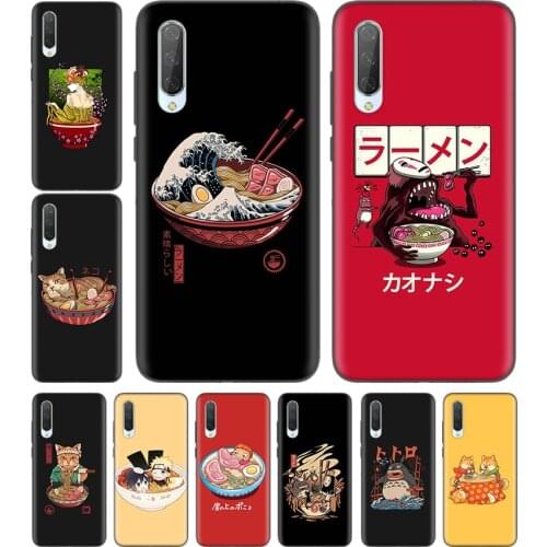 Silicone Case For Xiaomi Redmi Note 9S 8 8A 8T 7 7A 9 Pro 6A Mi 8 A1 A2 Lite A3 9T CC9 CC9E Pro F1 Great Ramen Wave Japan Cover