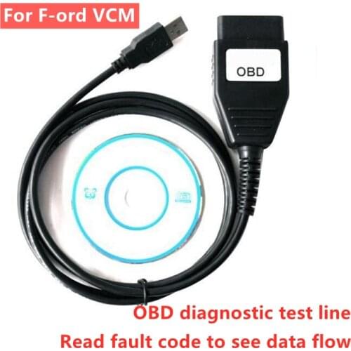 OBD Scanner Car Code Reading Tools Support Ford VCM OBD Fit Ford test line FORD diagnostic test line Read fault code to see data