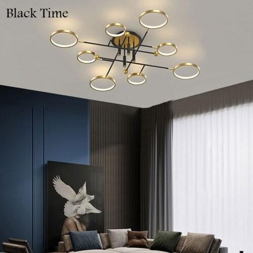 Lustre Modern LED Chandelier Home Lights For Living Room Dining Room Kitchen Parlor Hanging Ceiling Chandelier Indoor Lighting