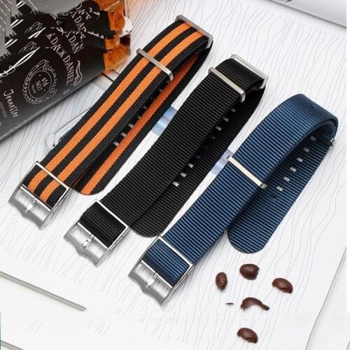 Military Nylon watchband For Tudor Watch Strap 22mm French Troops Nato Zulu Parachute Bracelet Accessories