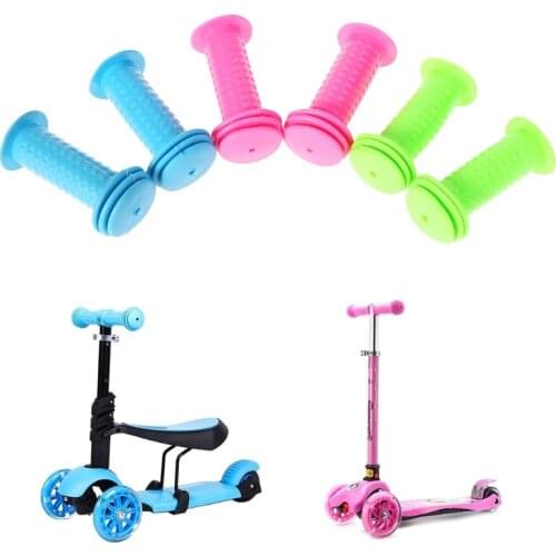 1 Pair Bicycle Grips Children Bike Tricycle Scooter Anti Slip Handlebar Rubber Dropshippeng