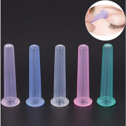 1PC Health Care Vacuum Massage Cupping Massage Cups Facial Anti Age Cups Neck Face Back Massager Cupping Face Eye Silicone