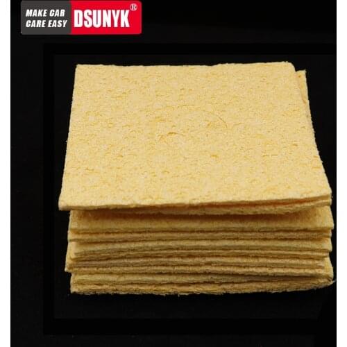 10Pcs yellow blue cleaning sponge cleaner for durable soldering iron