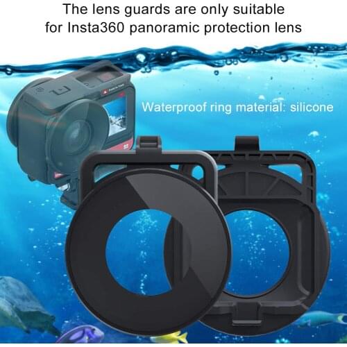 2PCS Lens Guards Durable Tempered Glass Lens Protection Covers Panoramic Lens Protector For Insta 360 One R Camera Equipment