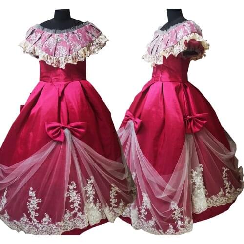 2020 New pink Vintage costumes 18th Duchess Retro medieval Renaissance Reenactment Theatre Civil war Victorian dress D-565
