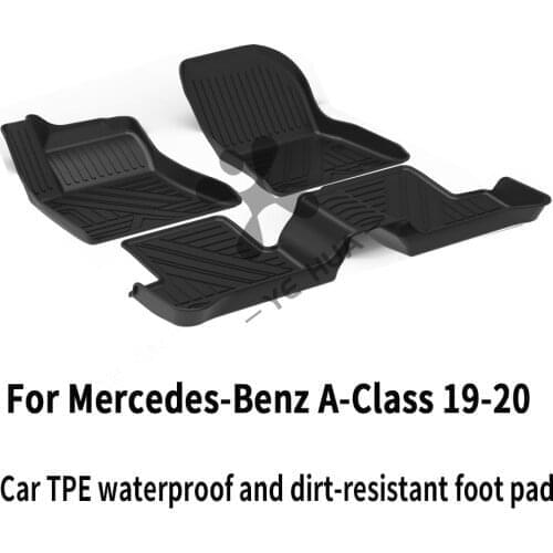 For Mercedes-Benz A-Class 2019 2020 2021 Car Carpet Car Floor Mats Custom All-Weather Floor foot Mat Modified Accessories