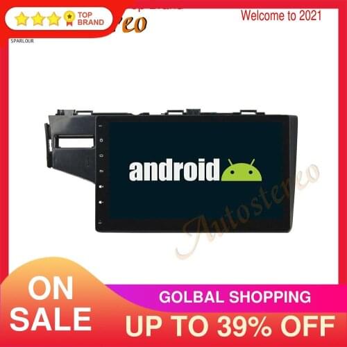 Android 9.0 Car GPS Navigation For Honda Fit 2014-2017 Car Multimedia Player Auto Radio Head Unit RHD Dashboard HD No DVD Player