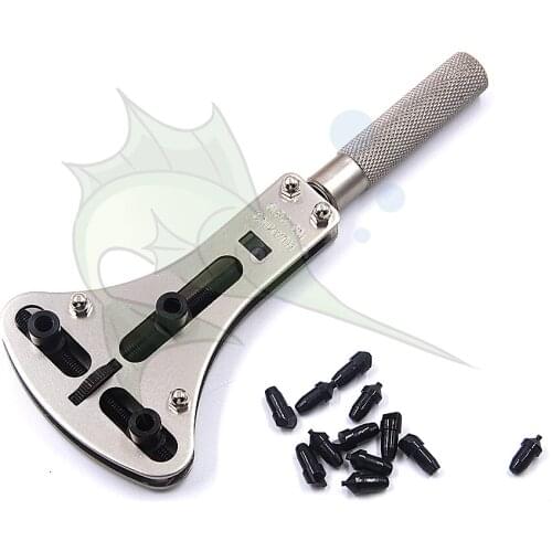 BD-2819 Big Size Watch Case Opening Tool Hand Rotary Type Adjustable Multi-Functions Watch Back Opener Tool Watch Case Opener