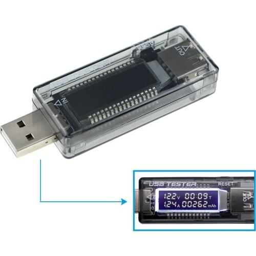 UANME Digital USB Detector LCD Voltage Current Voltmeter Ammeter Power Capacity Tester Power Bank Charger Indicator