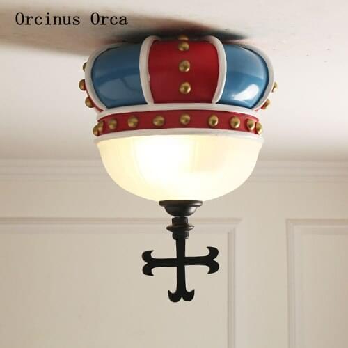 American crown series childrens lamp ceiling lamp bedroom lamp boys and girls childrens room home decoration lamp lighting