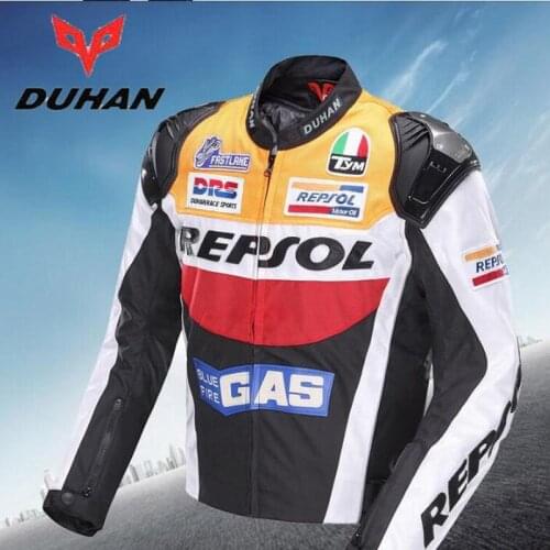 Duhan vs03 oxford cloth coat aluminium shoulder protector motorcycle jacket repsol moto GP riding clothes