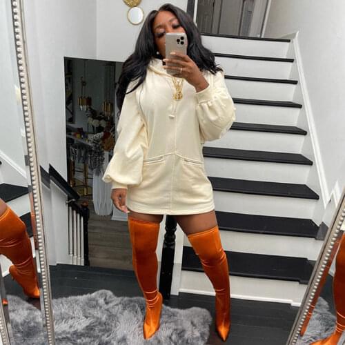 EAEOVNI Womens Hoodies Dresses