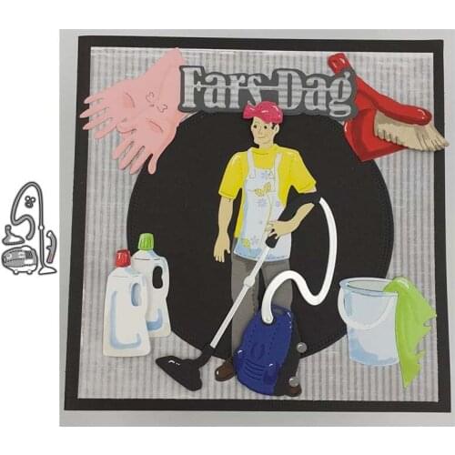 Vacuum Cleaner Metal Cutting Dies for Scrapbooking Handmade Mold Cut Stencil New 2021 DIY Card Make Mould Model Craft Decoration