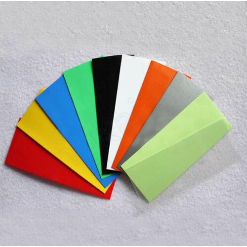 Multicolor PVC Heat Shrink Tubing 18650 Battery Wraps Single Battery Skin Repair Protect Heat Shrink Sleeving