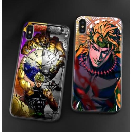 Dio Brando JoJos Bizarre Adventure anime For iPhone 6s 7 8 Plus X XR XS 11 12 mini Pro Max soft silicone Phone case cover shell
