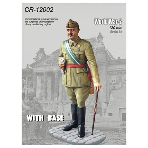 1/16 Resin kit Figure Soldier GK WWII officer Military theme of World War II Uncoated No colour
