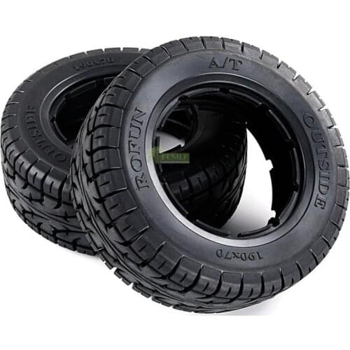 All Terrain Tyres Tires Skin Set Fit for 1/5 Scale Losi 5ive T SLT/V5/5S Universal
