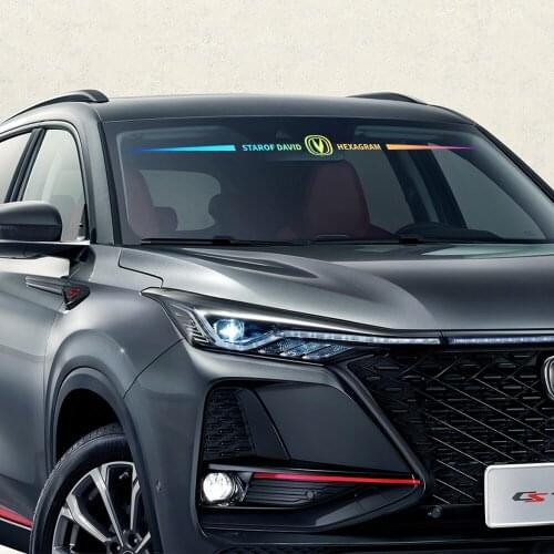 Door front and rear glass modification stickers Decal Car Stickers For Changan CS95 CS85 CS75 CS55 CS15 Auto Styling Accessories