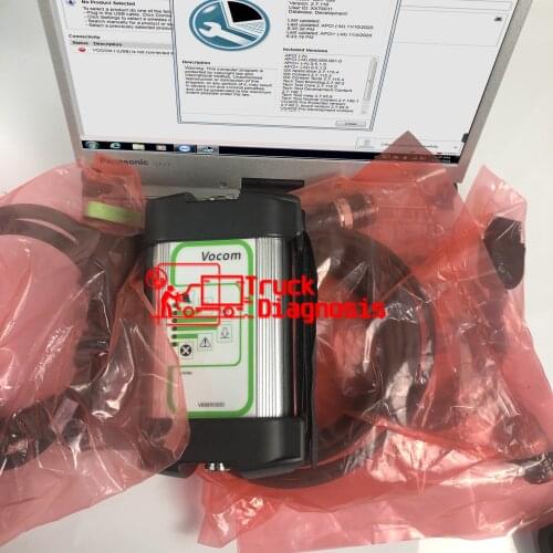 CFC2 Laptop for volvo FM FH Truck Excavator Diagnostic tool volvo Vocom 88890300 Interface VOCOM 1 for Renault/UD/Mack Diagnosis