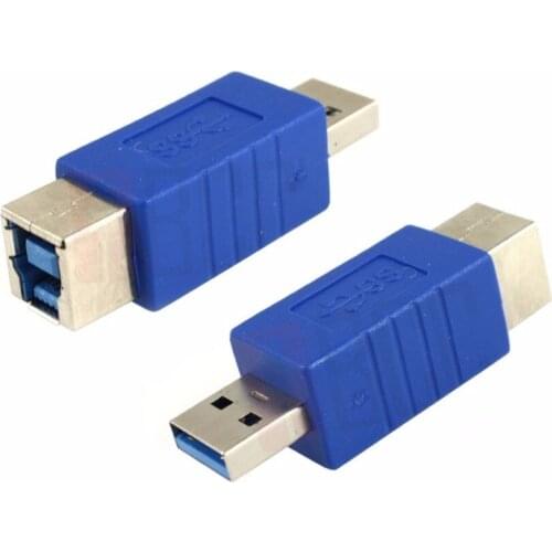 USB 3.0 A Male to B Female Coupler Type A Extender Adapters For Printer Scanner