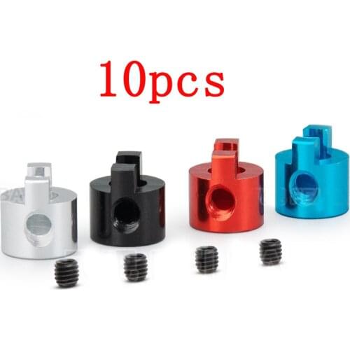 10Pcs 4mm Drive Dog Aluminum Alloy Propeller Fork Spare Parts for Remote Control Boat Model/Marine