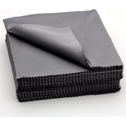 New 10pcs Glasses Cloth Microfiber Cleaner Cloths Cleaning Glasses Lens Clothes Black Eyeglasses Cloth Eyewear Accessories