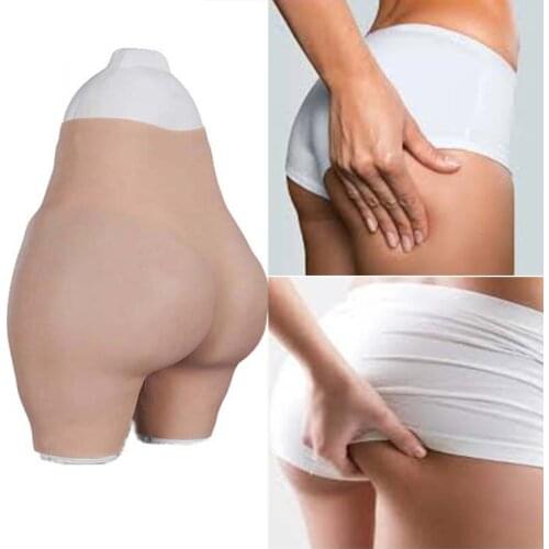 High Waist Silicone Fake Butt Pants Hip Enhancer Panties Fake Buttock Briefs Crossdressing Underwear for Crossdresser Travesti