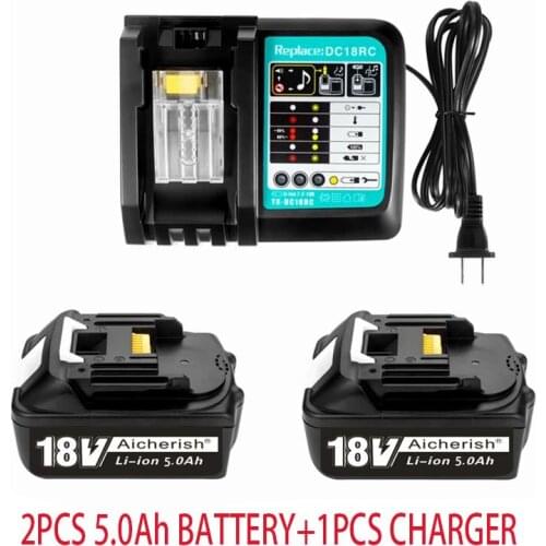 18650 Rechargeable Lithium-ion Makita Battery 18V 5Ah New For Power Tools BL1830 BL1840 BL1850 DC18RC DC18SF Li-ion